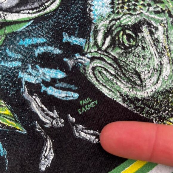 Rare 1993 Vintage The In-Fisherman Crappie Fish Black Crewneck Tee Shirt XXL 2X - Picture 6 of 7